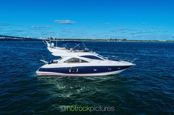 FORE COOKIE SUNSEEKER MOTORYACHT FLYBRIDGE SUPERYACHT MEGAYACHT YACHT PHOTOGRAPHY HOTROCK PICTURES FLORIDA DRONE AERIAL